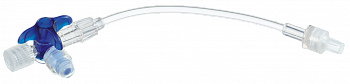 Кран 3-ходовой Дискофикс С с Сэйффлоу 360° синий линия 50 см купить в Ставрополе