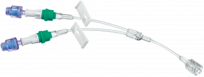 Удлинительная Y-линия с 2-мя коннекторами Сэйффлоу и возвратным клапаном 12 см купить оптом в Ставрополе