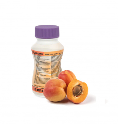 Нутрикомп Дринк Плюс Файбер с персиково-абрикосовым вкусом 200 мл. в пластиковой бутылке купить оптом в Ставрополе